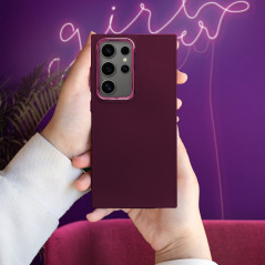 Samsung Galaxy A12 Hülle FRAME Elegant  Lila (Purple) 