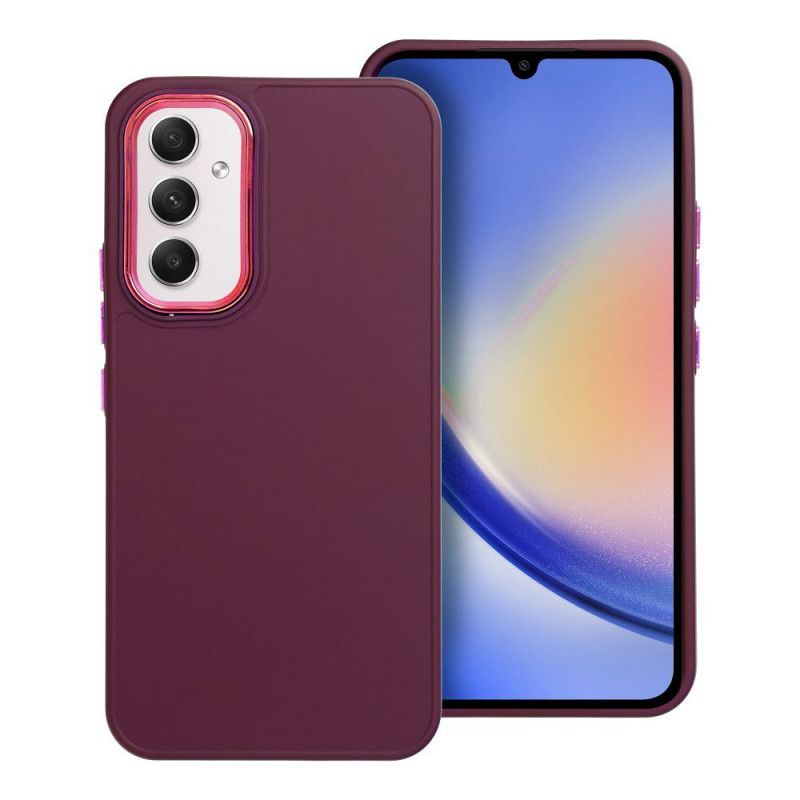 Samsung Galaxy A54 Hülle FRAME Elegant  Lila (Purple) 