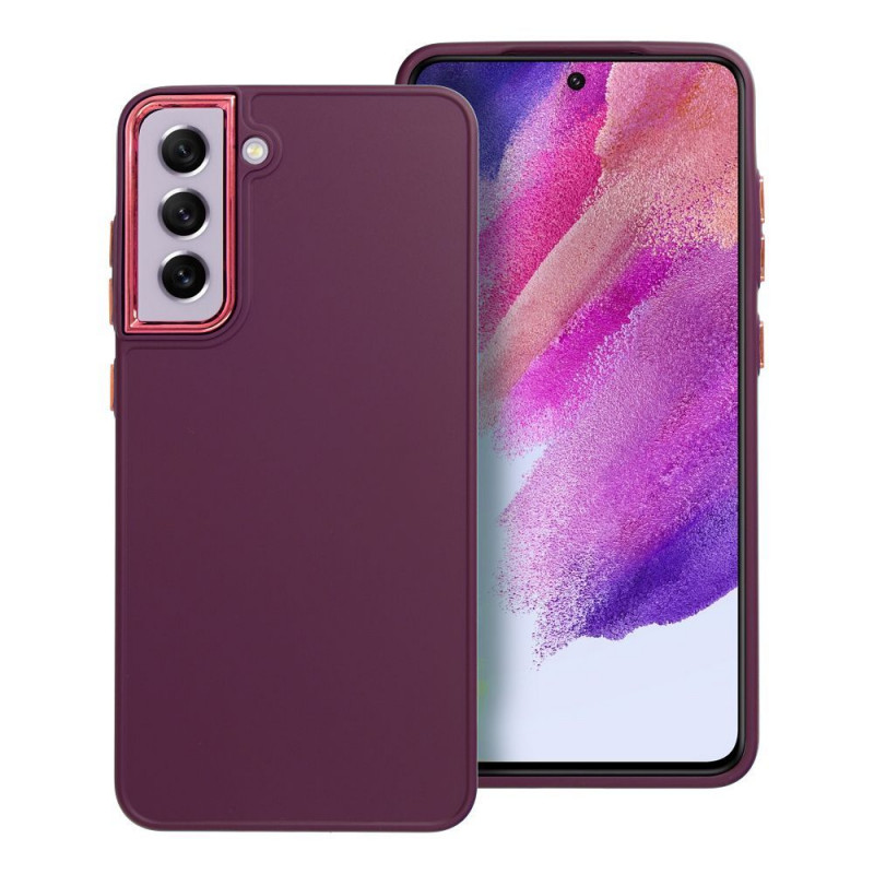 Samsung Galaxy S21 FE 5G Hülle FRAME Elegant  Lila (Purple) 