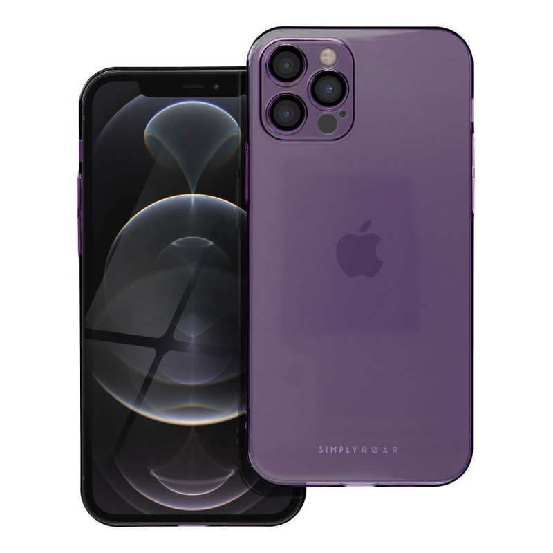 Apple iPhone 12 Pro Hülle Roar Pure Simple Fit  Lila (Purple) 