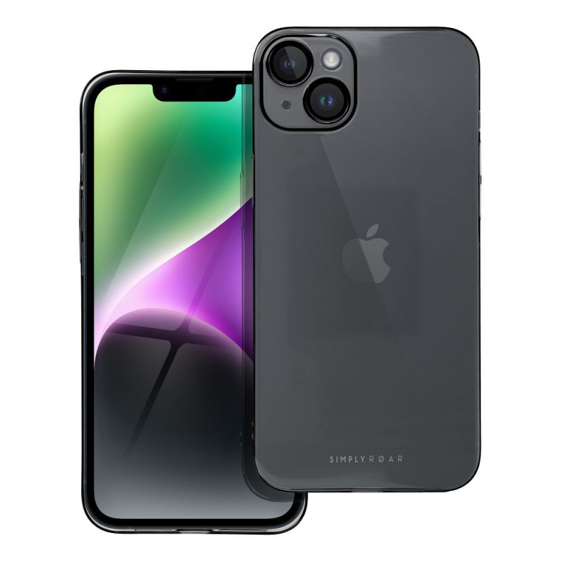 Apple iPhone 14 Plus Hülle Roar Pure Simple Fit  Schwarz 