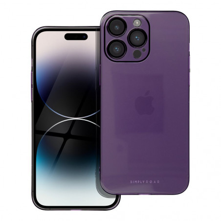 Apple iPhone 14 Pro Max Hülle Roar Pure Simple Fit  Lila (Purple)