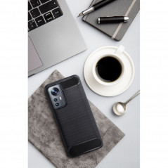 Oppo Reno10 5G Hülle Carbon Elegant  Schwarz 