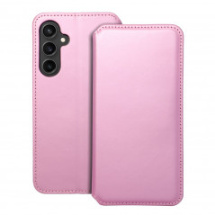 Samsung Galaxy S23 FE Book Handytaschen Dual Pocket book Hell-Pink