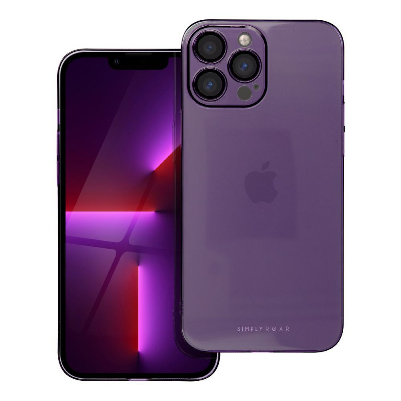 Apple iPhone 13 Pro Max Hülle Roar Pure Simple Fit  Lila (Purple) 