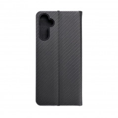 Samsung Galaxy A14 5G Book Handytaschen LUNA Book Carbon Kohlenstoff-Faser, Elegant  Schwarz 