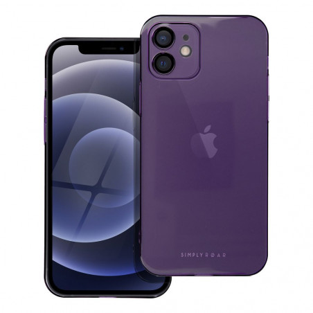 Apple iPhone 12 Hülle Roar Pure Simple Fit  Lila (Purple) 