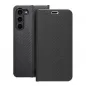 Samsung Galaxy S23 Plus 5G Book Handytaschen LUNA Book Carbon Kohlenstoff-Faser, Elegant  Schwarz 