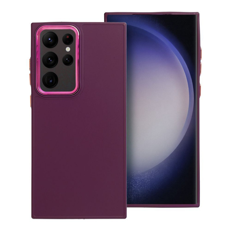 Samsung Galaxy S23 Ultra 5G Hülle FRAME Elegant  Lila (Purple) 