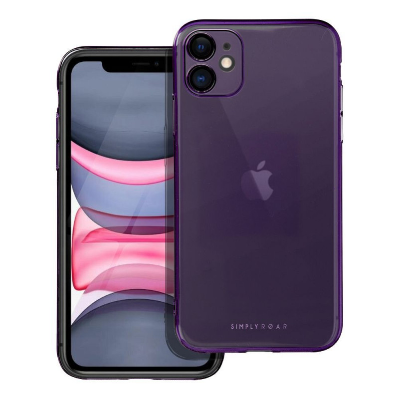 Apple iPhone 11 Hülle Roar Pure Simple Fit  Lila (Purple) 