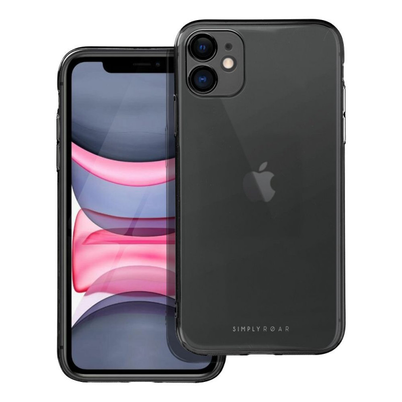 Apple iPhone 11 Hülle Roar Pure Simple Fit  Schwarz 