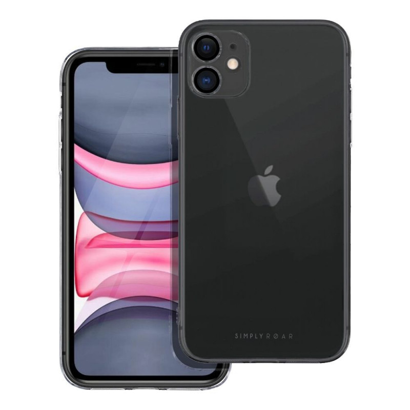 Apple iPhone 11 Hülle Roar Pure Simple Fit  Durchsichtbar 