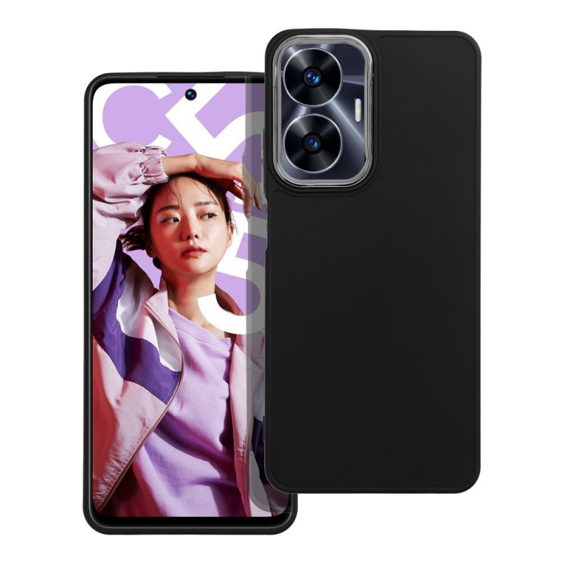 realme C55 Hülle FRAME Elegant  Schwarz 