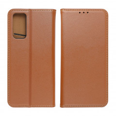 Samsung Galaxy S24 ULTRA Book Handytaschen Leather case SMART PRO Elegant  Braun 