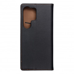 Samsung Galaxy S24 ULTRA Book Handytaschen Leather case SMART PRO Elegant  Schwarz 