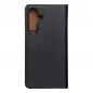 Samsung Galaxy S24 Book Handytaschen Leather case SMART PRO Elegant  Schwarz 