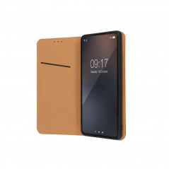 Samsung Galaxy S24 PLUS Book Handytaschen Leather case SMART PRO Elegant  Braun 