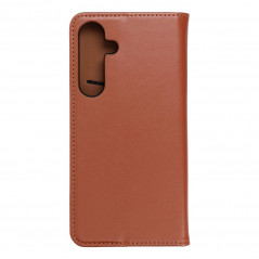 Samsung Galaxy S24 PLUS Book Handytaschen Leather case SMART PRO Elegant  Braun 