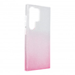 Samsung Galaxy S24 ULTRA Hülle Shining Transparent und Pink