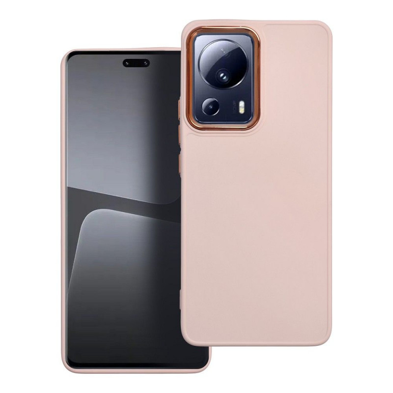 XIAOMI 13 Lite Hülle FRAME Elegant  Puderrosa 