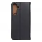 Samsung Galaxy A35 Book Handytaschen Leather case SMART PRO Elegant  Schwarz 