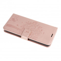 Samsung Galaxy A35 Book Handytaschen MEZZO Book Baum  Roségold 