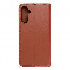 Samsung Galaxy A15 5G Book Handytaschen Leather case SMART PRO Elegant  Braun 