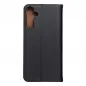 Samsung Galaxy A15 5G Book Handytaschen Leather case SMART PRO Elegant  Schwarz 