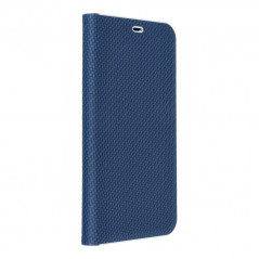 Samsung Galaxy A25 5G Book Handytaschen LUNA Book Carbon Kohlenstoff-Faser, Elegant  Blau 