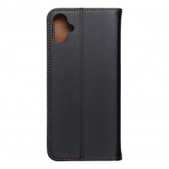 Samsung Galaxy A05 Book Handytaschen Leather case SMART PRO Elegant  Schwarz 