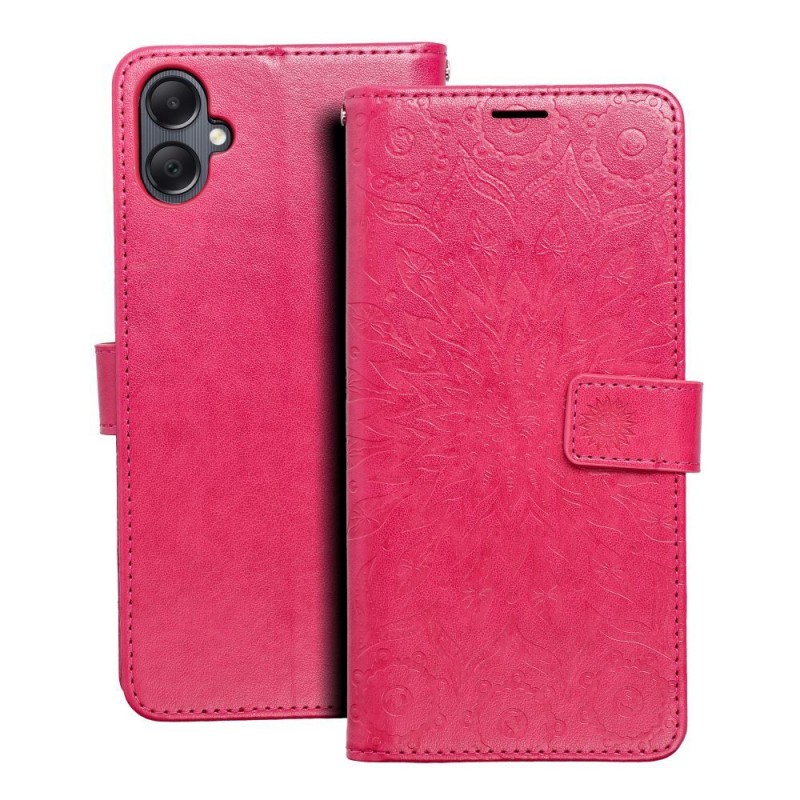 Samsung Galaxy A05 Book Handytaschen MEZZO Book Mandala  Magenta 