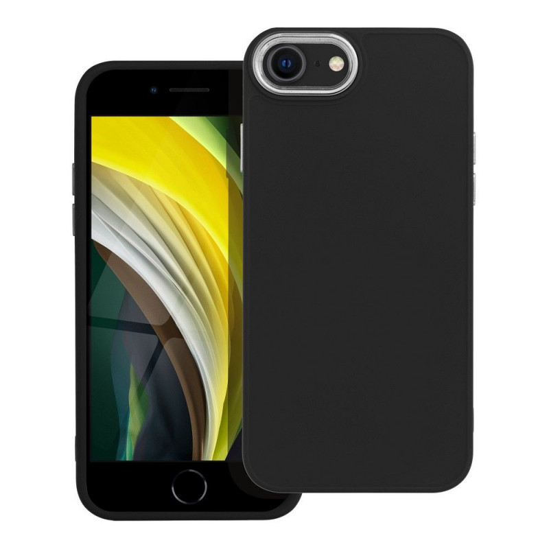 Apple iPhone SE 2020 Hülle FRAME Elegant  Schwarz 