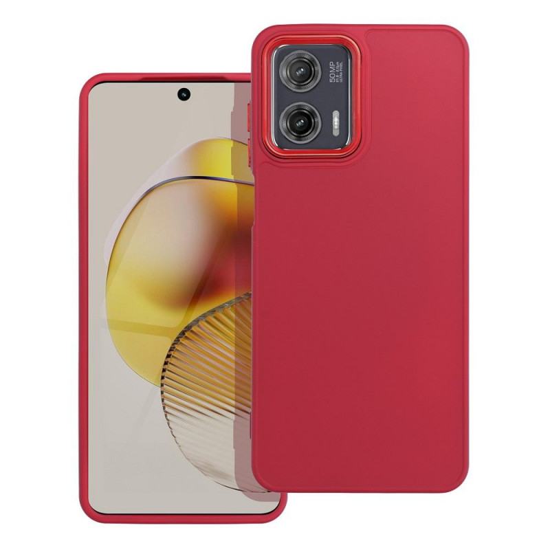 Motorola Moto G73 Hülle FRAME Elegant  Magenta 