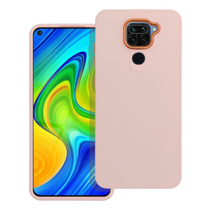 XIAOMI Redmi Note 9 Hülle FRAME Elegant  Puderrosa 