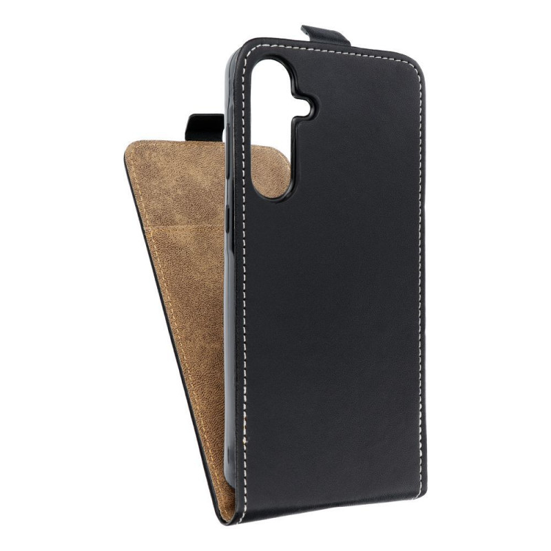 Samsung Galaxy A55 Flip Handytaschen Slim Flexi Fresh Schwarz 