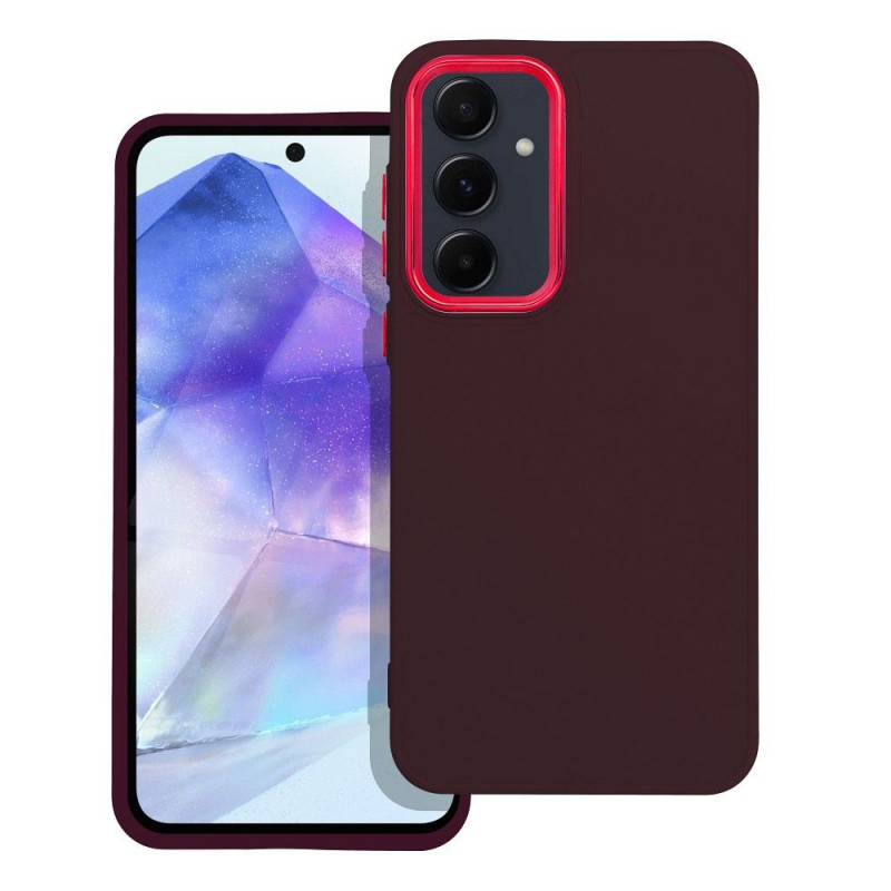 Samsung Galaxy A55 Hülle FRAME Elegant  Lila (Purple) 