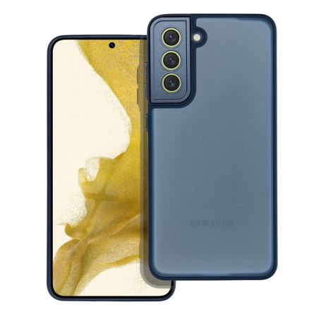 Samsung Galaxy S21 FE 5G Hülle VARIETE Elegant  Navy blau 