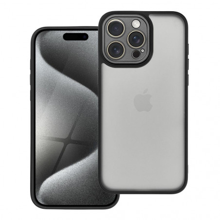 Apple iPhone 15 Pro Max Hülle VARIETE Elegant  Schwarz