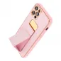 Samsung Galaxy A05 Hülle LEATHER Case Kickstand Rosa 