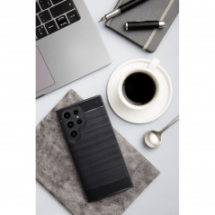 Samsung Galaxy A05s Hülle Carbon Elegant  Schwarz 