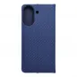 XIAOMI Redmi 13C Book Handytaschen LUNA Book Carbon Kohlenstoff-Faser, Elegant  Blau 