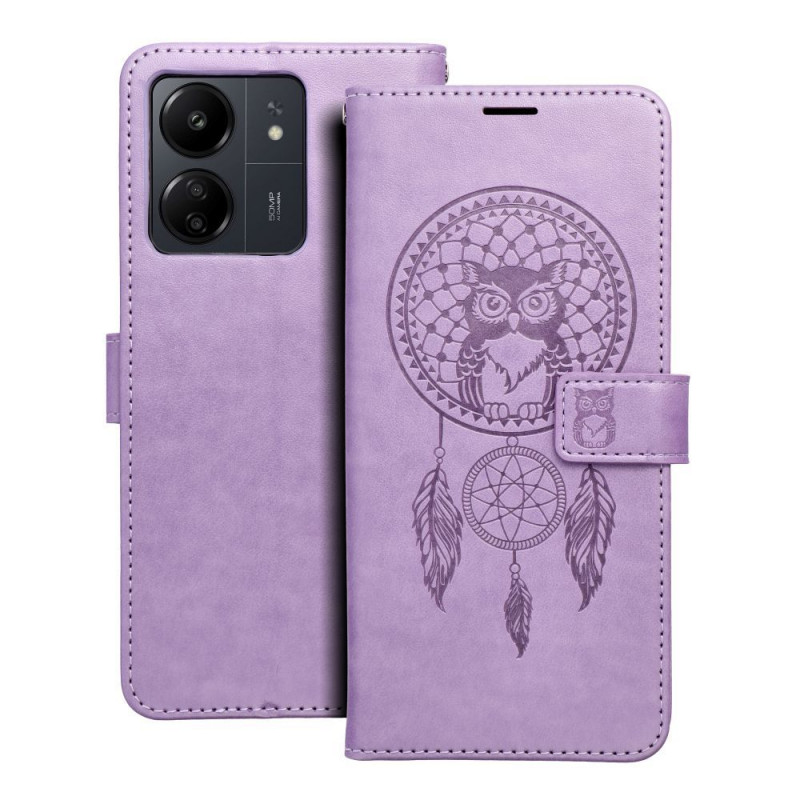 XIAOMI Redmi 13C Book Handytaschen MEZZO Book Traumfänger  Lila (Purple) 