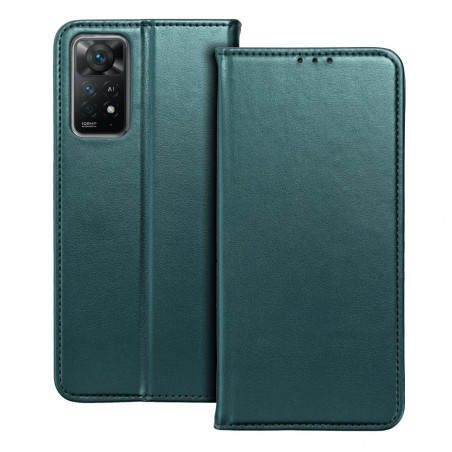 XIAOMI Redmi Note 13 Pro 5G Book Handytaschen Smart Magneto book Dunkelgrün 