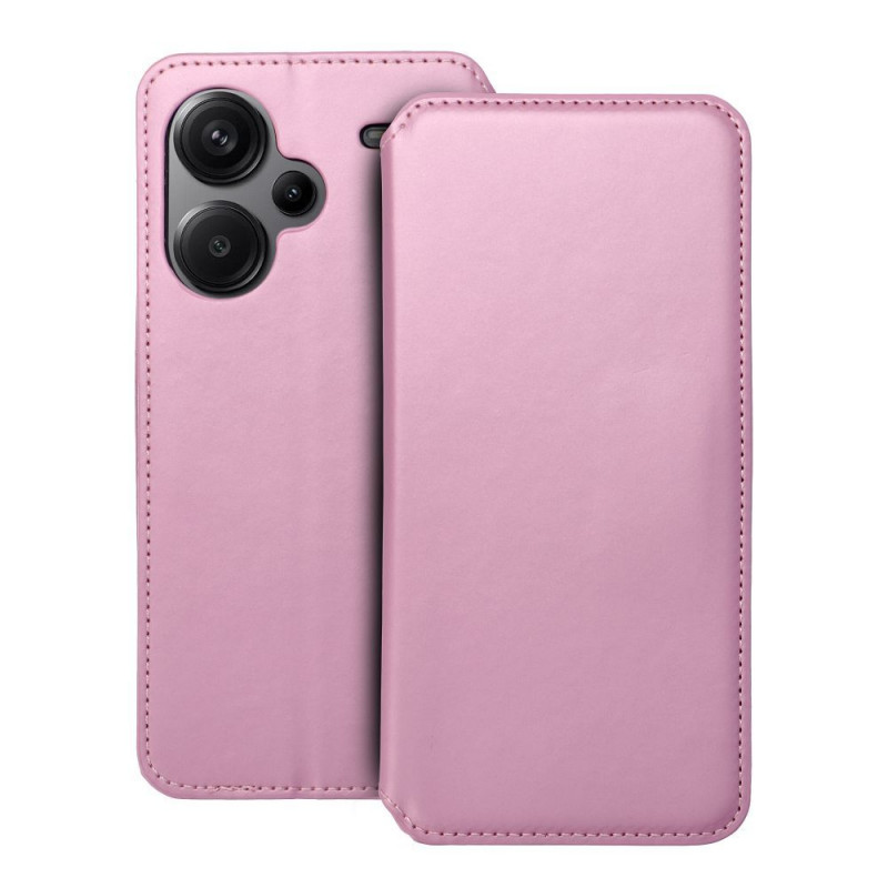 XIAOMI Redmi Note 13 Pro Plus 5G Book Handytaschen Dual Pocket book Hell-Pink 