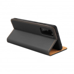 XIAOMI Redmi Note 13 Pro 5G Book Handytaschen Leather case SMART PRO Elegant  Schwarz 