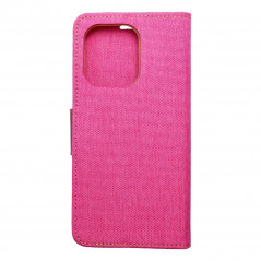 XIAOMI Redmi Note 13 4G Book Handytaschen CANVAS Book Rosa 