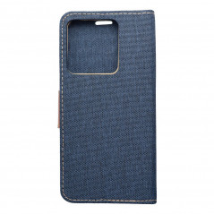 XIAOMI Redmi Note 13 5G Book Handytaschen CANVAS Book Navy blau 