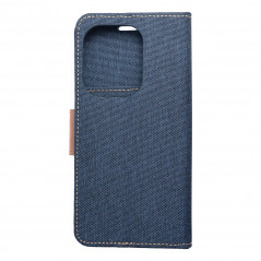 XIAOMI Redmi Note 13 Pro 4G Book Handytaschen CANVAS Book Navy blau 