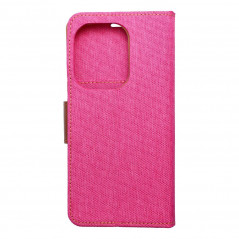 XIAOMI Redmi Note 13 Pro 4G Book Handytaschen CANVAS Book Rosa 