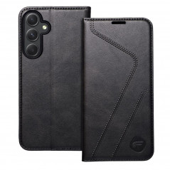 Samsung Galaxy A55 Book Handytaschen Forcell F-PROTECT RFID Blocker Book Elegant  Schwarz 